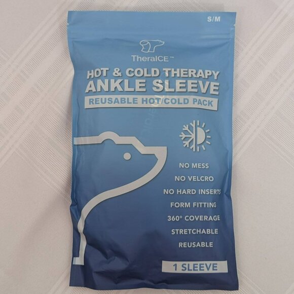 TheraICE Hot & Cold Therapy Ankle Sleeve - new and unused in original packaging - Picture 1 of 5